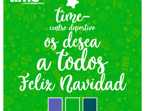 El equipo de Natación de Time Centro Deportivo os desea Felices Fiestas.